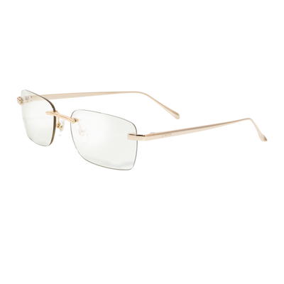 Men's Eyewear Transparent | 9K Gold plated