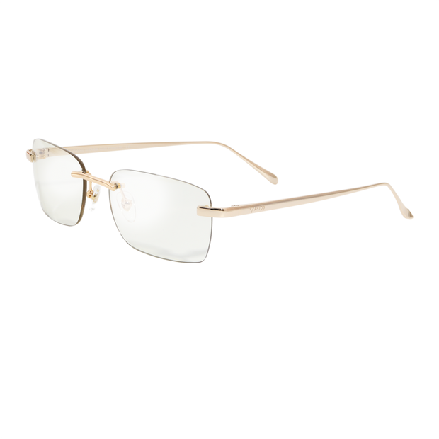 Men's Eyewear Transparent | 9K Gold plated