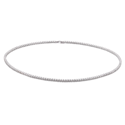 Women's Tennis Chain - White Gold