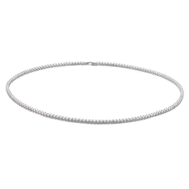 Women's Tennis Chain - White Gold