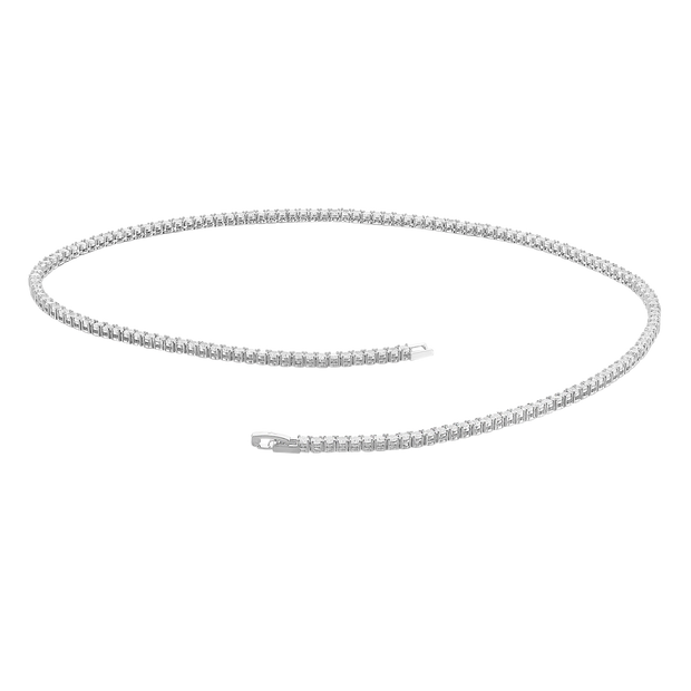 Women's Tennis Chain - White Gold