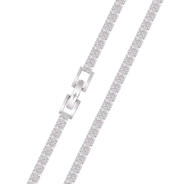 Women's Tennis Chain - White Gold