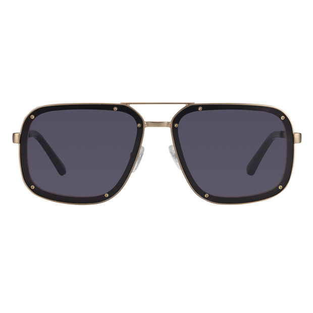 Men's Eyewear Elegance Gold & Black