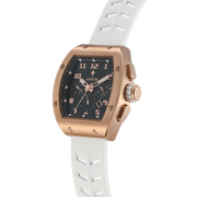 Millionaire 2.0 Rose Gold - White Strap