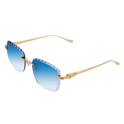 Women's Eyewear Premium Diamond Cut Light Blue