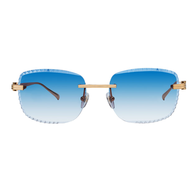 Women's Eyewear Premium Diamond Cut Light Blue