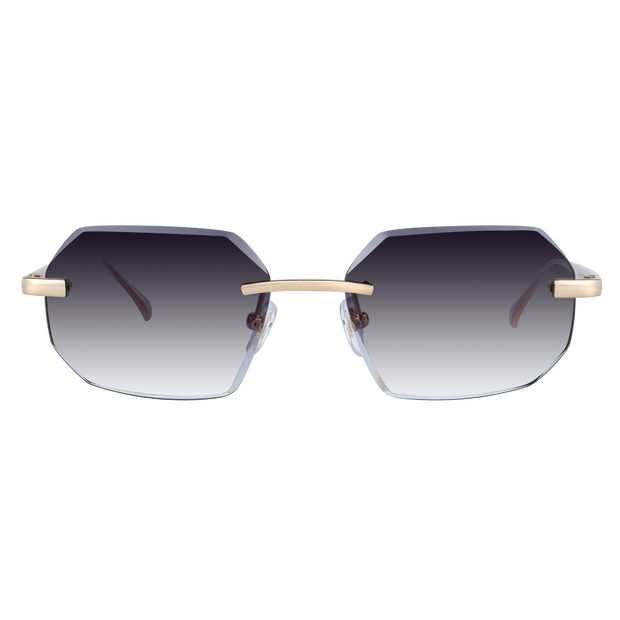 Men's Eyewear Diamond Cut Black