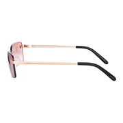 Women Eyewear Brown Gradient | 9K Gold plated