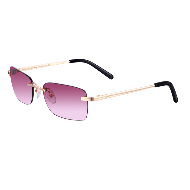 Women's Eyewear Bordeaux Gradient | 9K Gold plated