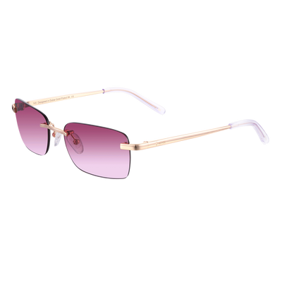 Men's Eyewear Bordeaux gradient | 9K Gold plated