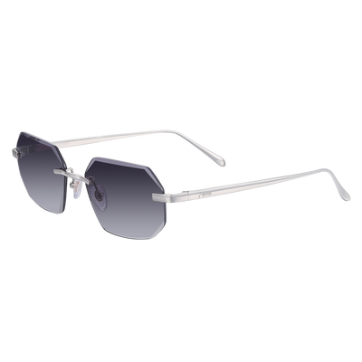 Men's Eyewear Silver Diamond Cut Black