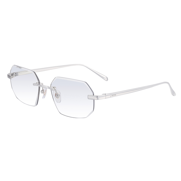 Women's Eyewear Silver Diamond Cut Transparent