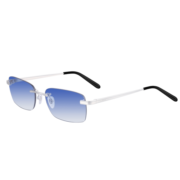 Men's Eyewear Dark Blue | Silver