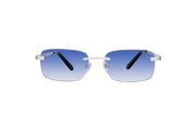 Men's Eyewear Dark Blue | Silver