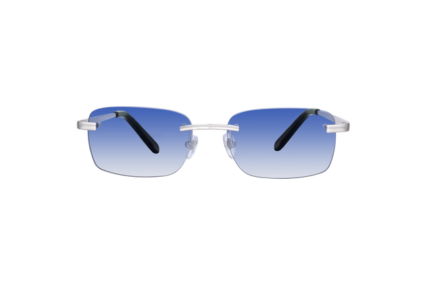 Women's Eyewear Dark Blue | Silver