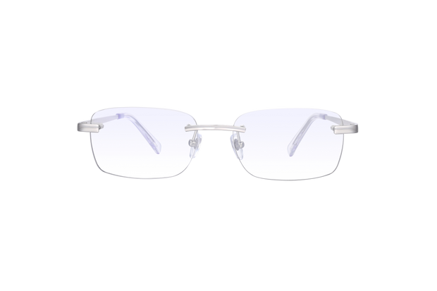 Men's Eyewear Transparant | Silver